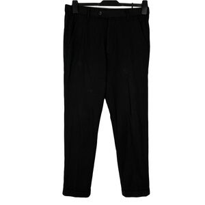 Allsaints Black Wool Pants Womens Size 28 Chino Style